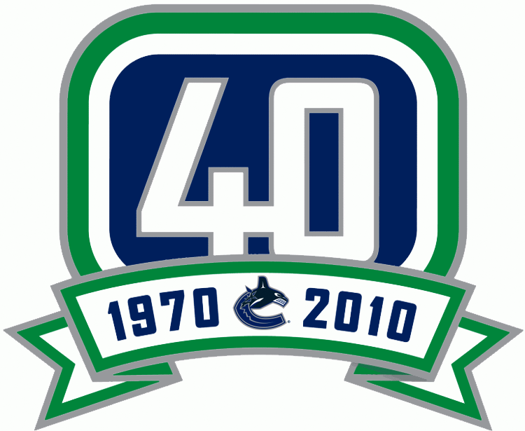 Vancouver Canucks 2011 Anniversary Logo iron on transfers for fabric